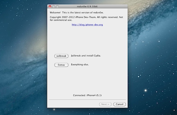 redsnow download for mac 5.0.1